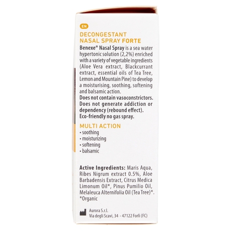 Benexè Naso Spray Nasale Forte Decongestionante 30 ml
